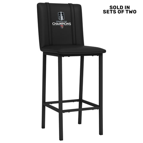 Bar Stool 500 with Florida Panthers 2024 Champions Logo Set of 2