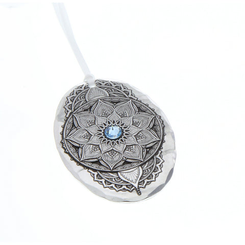 March Birthstone Ornament - Handcrafted Birthstone Decor by Wendell August Forge