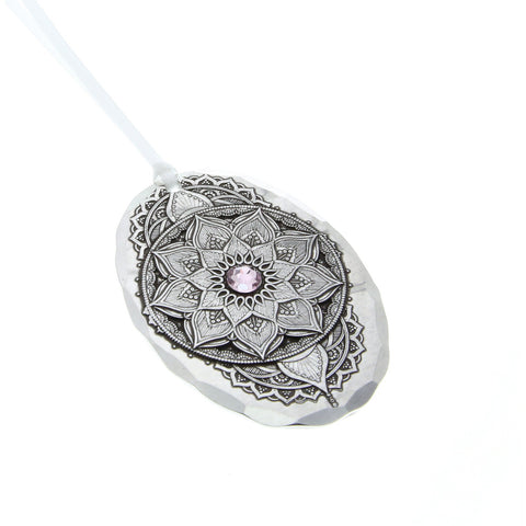 Wendell August Forge June Birthstone Ornament - Handcrafted Mandala Crystal Gift