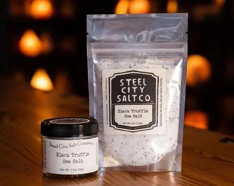 Black Truffle Sea Salt  Steel City Salt Company   