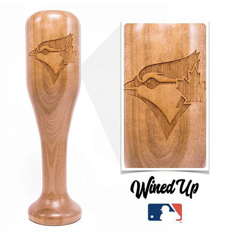 Toronto Blue Jays Bird Wined Up® | Baseball Bat Wine Mug MLB Teams - Wined Up Glass Dugout Mugs®   