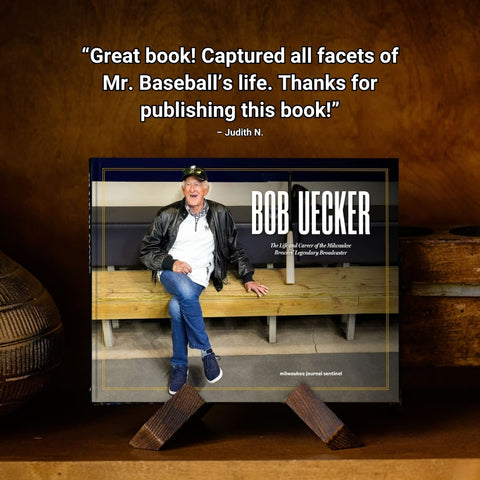 Bob Uecker Book – Milwaukee Brewers Biography & Hall of Fame Broadcaster Legacy Hardcover