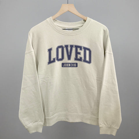 Loved John 3:16 Shirt – Navy Blue Christian T-Shirt with Inspirational Message