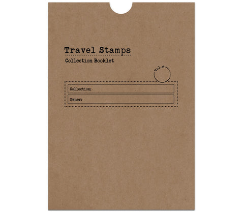 Travel Stamps Blank Booklet Book Travel Stamps   