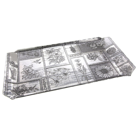 American Botanical Hostess Tray - Floral Luncheon Tray by Wendell August Forge