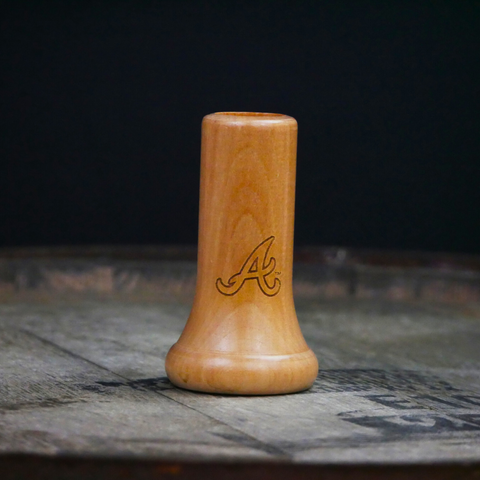 Atlanta Braves "A" Knob Shot™ | Bat Handle Shot Glass MLB Teams - Knob Shot Glass Dugout Mugs®   