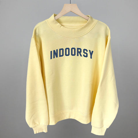 Indigo Sweatshirt - Original Design Corded Pullover | Medium Size, Soft Cotton