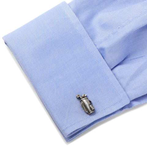 Golf Bag Cufflinks – Unique Golf Accessory | Men's Formal Jewelry Gift