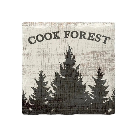 Cook Forest Pines | Drink Coaster Coasters Mill Wood Art   