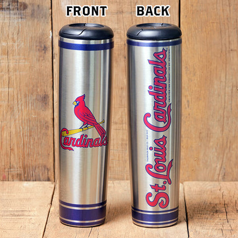 St. Louis Cardinals Metal Dugout Mug | Stainless Steel Baseball Bat Mug MLB Teams - Metal Dugout Mug Dugout Mugs®   