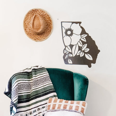 Georgia State Flower, Cherokee Rose Wall Decor