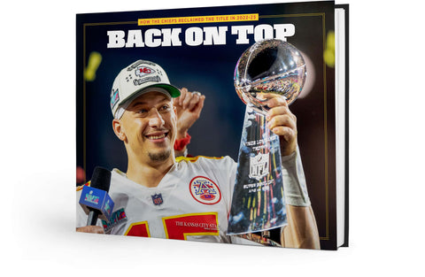 Chiefs Championship Book - Patrick Mahomes & Kansas City Chiefs 2022-23 Season Hardcover Collector Edition