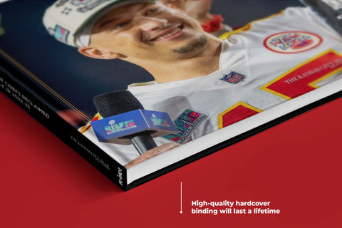 Chiefs Championship Book - Patrick Mahomes & Kansas City Chiefs 2022-23 Season Hardcover Collector Edition