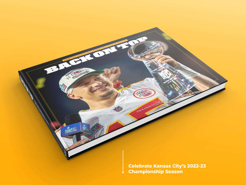 Chiefs Championship Book - Patrick Mahomes & Kansas City Chiefs 2022-23 Season Hardcover Collector Edition