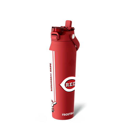 Cincinnati Reds 32oz Water Bottle – Insulated Stainless Steel Leak Proof Flask