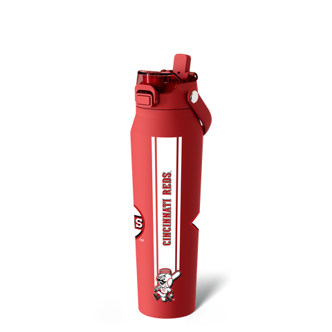 Cincinnati Reds 32oz Water Bottle – Insulated Stainless Steel Leak Proof Flask