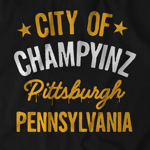 City of Champyinz (Pittsburgh, Pennsylvania) T-Shirt T-Shirt BreakingT   