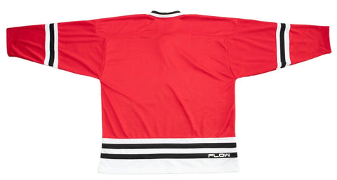 Columbus Owls™ Red Jersey (BLANK)  Vintage Ice Hockey   