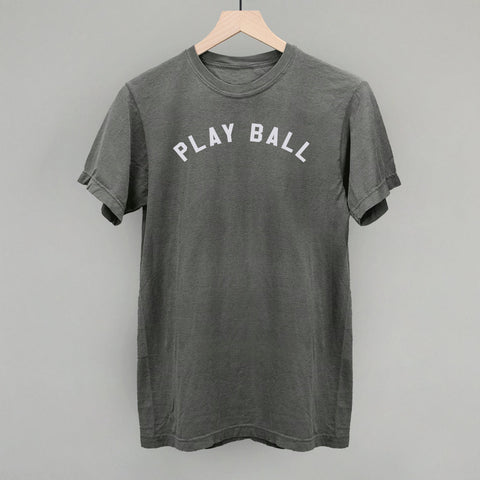 Play Ball Arc Stylish White Tee – Unique Graphic Tee With Comfortable Fit