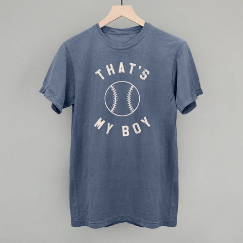 That's My Boy Baseball | Kids Baseball Tee - Comfort Colors Team Spirit Shirt