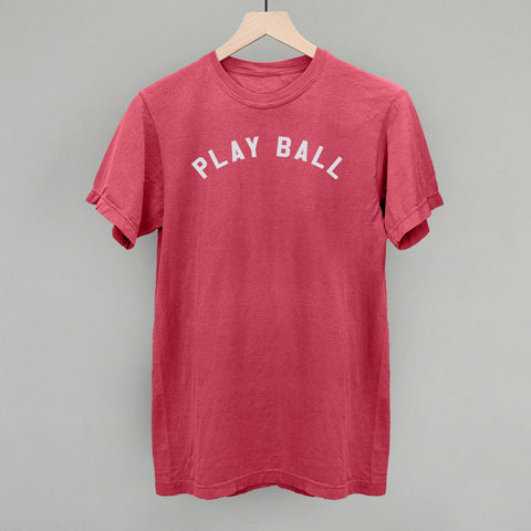 Play Ball Arc Stylish White Tee – Unique Graphic Tee With Comfortable Fit