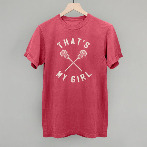 That's My Girl Lacrosse Team Spirit Shirt – Girls Sportswear Tailgate Outfit