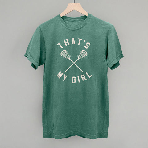 That's My Girl Lacrosse Team Spirit Shirt – Girls Sportswear Tailgate Outfit