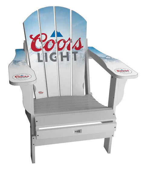 Coors Light Custom Sports Adirondack Chair Custom Sports Chair mycustomsportschair White  