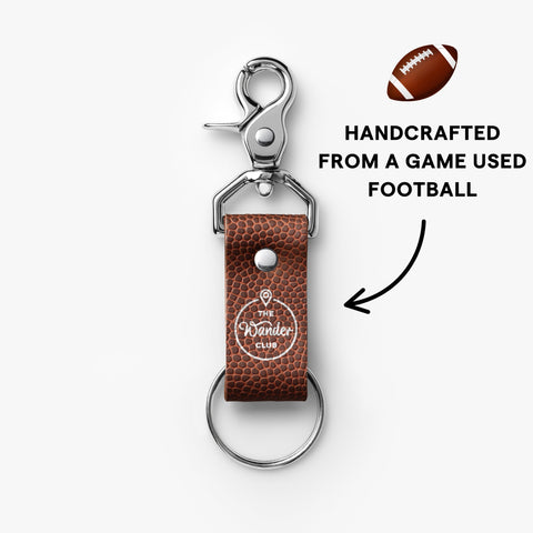 Football Wanderchain – Handcrafted Football Keychain & Portable Token Organizer