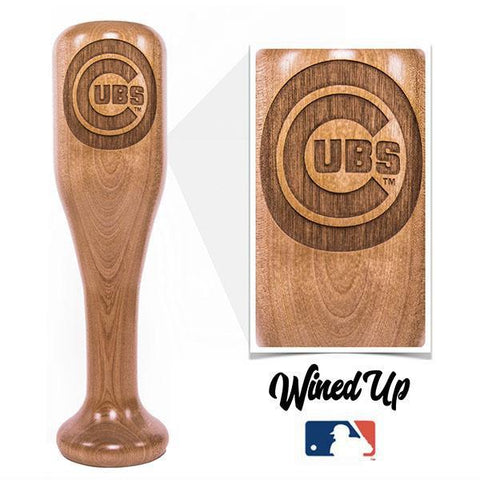 Chicago Cubs Wined Up® | Baseball Bat Wine Mug MLB Teams - Wined Up Glass Dugout Mugs®   