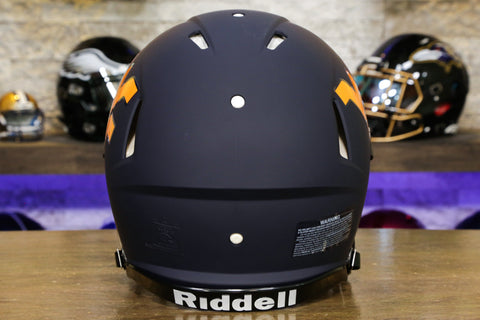 West Virginia Mountaineers Riddell Speed Authentic Helmet - Matte Navy