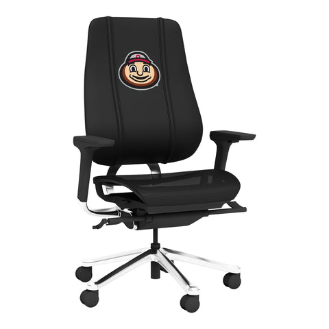 PhantomX Gaming Chair with Ohio State Buckeyes BrutusHead Logo Collegiate Furniture Zipchair   