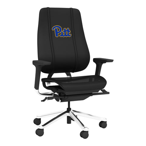 PhantomX Gaming Chair with Pittsburgh Panthers Logo Collegiate Furniture Zipchair   