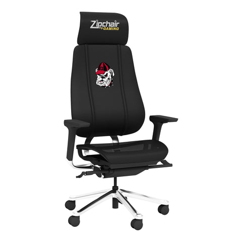 PhantomX Gaming Chair with Georgia Pinstripe Logo
