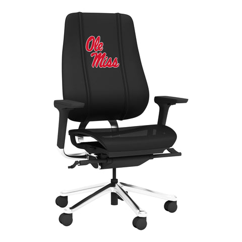 PhantomX Gaming Chair with Mississippi Rebels Logo
