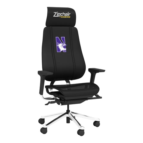 PhantomX Gaming Chair with Northwestern Wildcats Logo