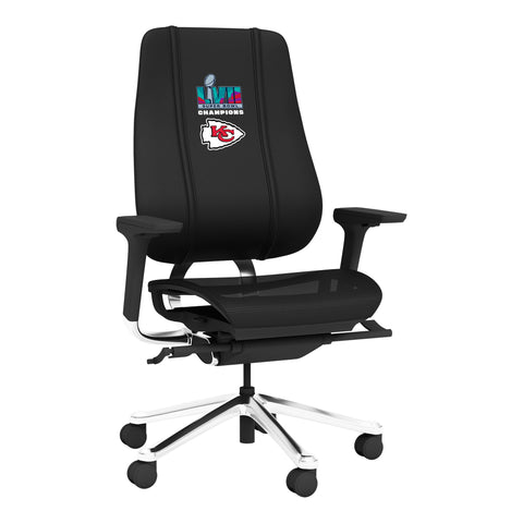 Kansas City Chiefs Super Bowl LVII Champions Logo PhantomX Mesh Gaming Chair
