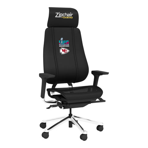 Kansas City Chiefs Super Bowl LVII Champions Logo PhantomX Mesh Gaming Chair