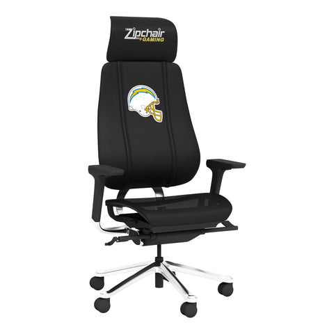 PhantomX Mesh Gaming Chair with  Los Angeles Chargers Helmet Logo