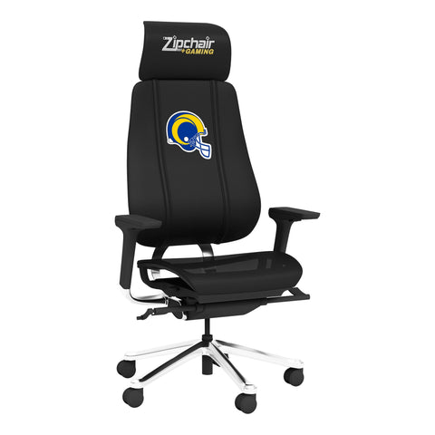 PhantomX Mesh Gaming Chair with  Los Angeles Rams Helmet Logo