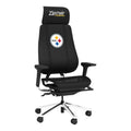 PhantomX Mesh Gaming Chair with  Pittsburgh Steelers Primary Logo Gaming Chair Zipchair   