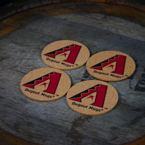 Arizona Diamondbacks Dugout Mugs® Cork Coasters Coasters Dugout Mugs® Default Title  