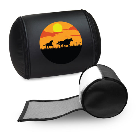 Horses-Sunset Logo Panel