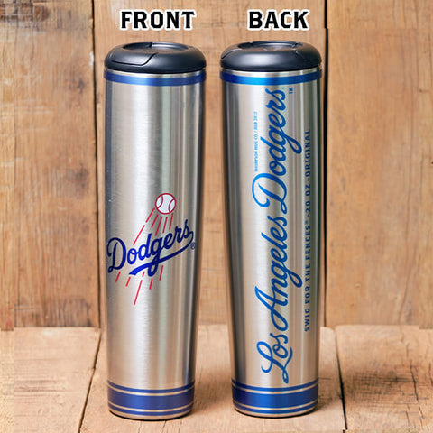 Los Angeles Dodgers Metal Dugout Mug | Stainless Steel Baseball Bat Mug MLB Teams - Metal Dugout Mug Dugout Mugs®   