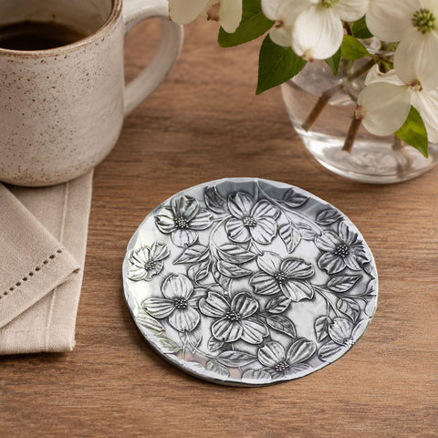 Dogwood Coaster – Wooden Drink Coaster for Table Protection | Wendell August Forge