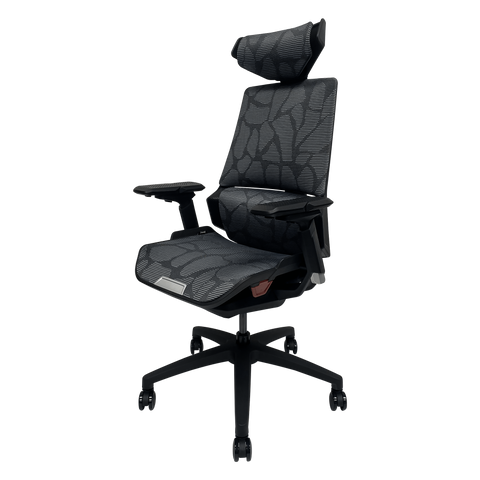 Draco Mesh Gaming Chair with Adjustable Arms & Headrest 350Lb Weight Capacity