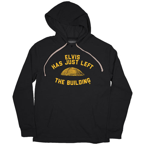 Elvis Has Just Left the Building Apparel Top NHL BreakingT Small Hoodie