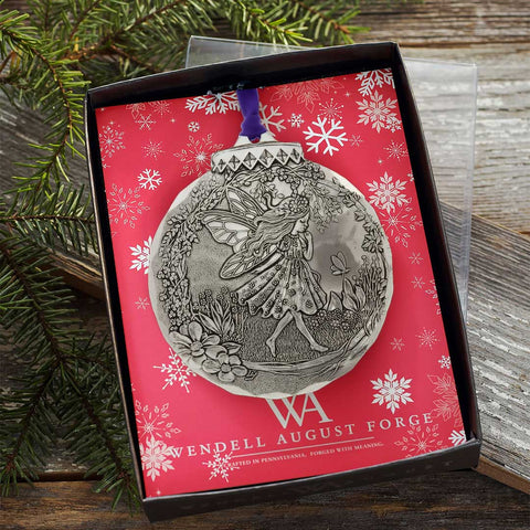 Fairy Ornament – Hand-Hammered Aluminum Holiday Ornament | Wendell August Forge