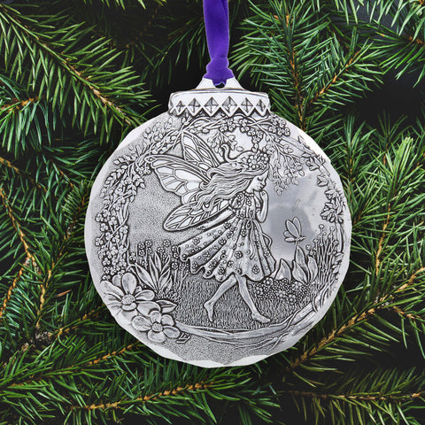 Fairy Ornament – Hand-Hammered Aluminum Holiday Ornament | Wendell August Forge