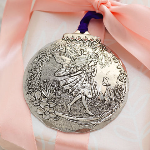 Fairy Ornament – Hand-Hammered Aluminum Holiday Ornament | Wendell August Forge